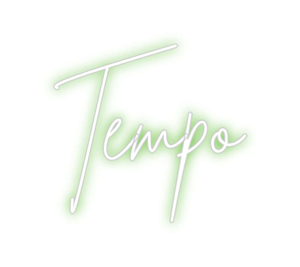 Custom Neon Sign Online Editor Tempo