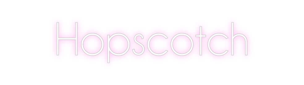 Custom Neon Sign Online Editor Hopscotch
