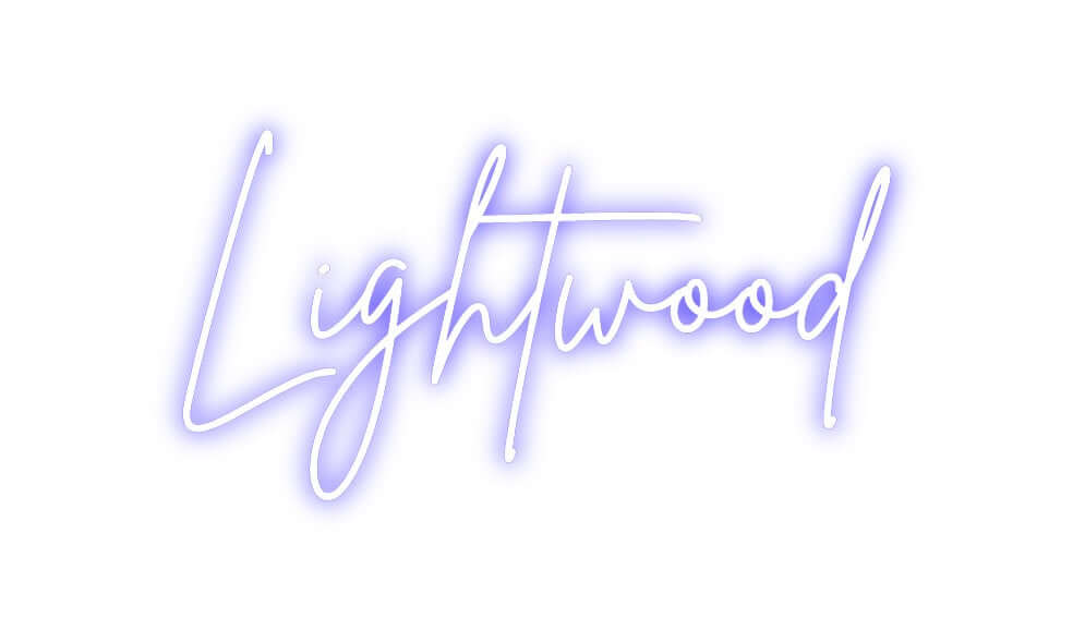 Custom Neon Sign Online Editor Lightwood