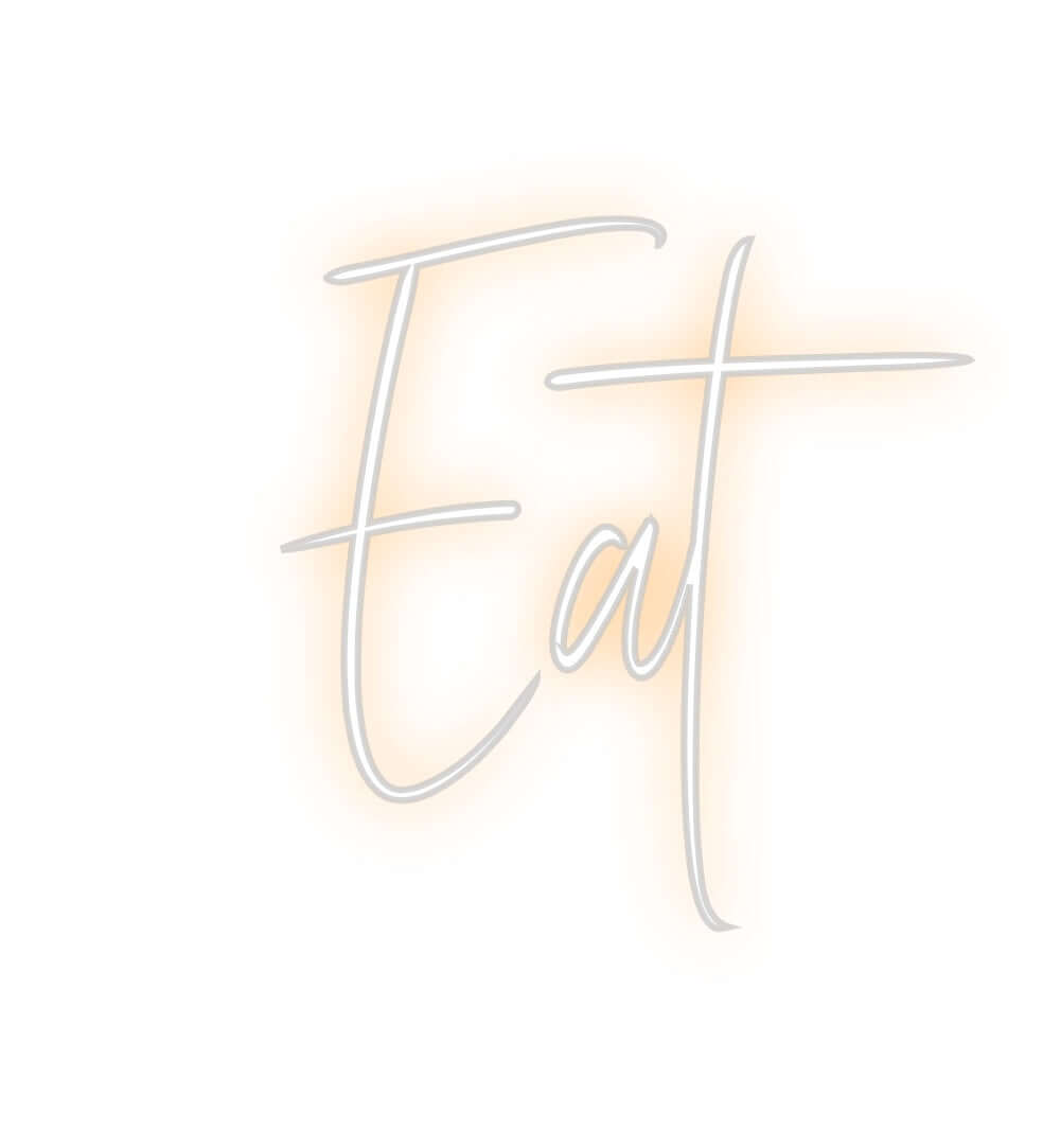 Custom Neon Sign Online Editor Eat