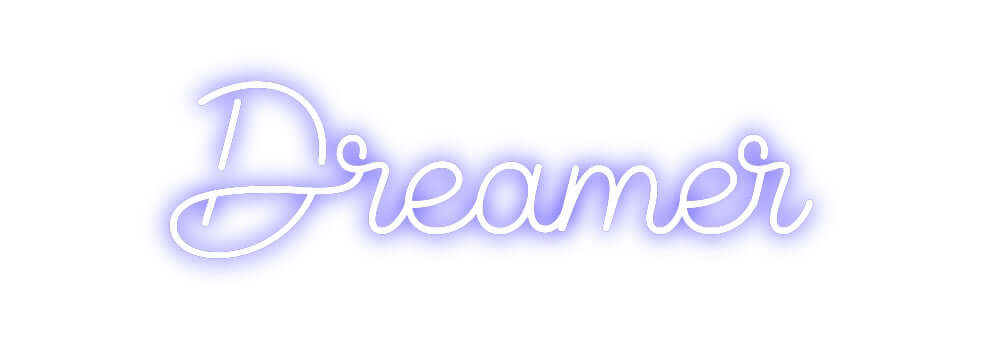 Custom Neon Sign Online Editor Dreamer