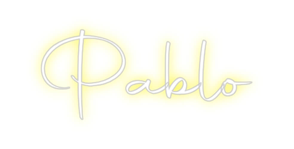 Custom Neon Sign Online Editor Pablo