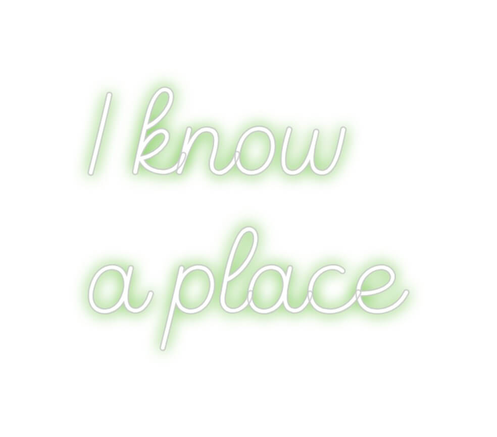 Custom Neon Sign Online Editor I know
...