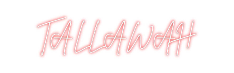 Custom Neon Sign Online Editor TALLAWAH