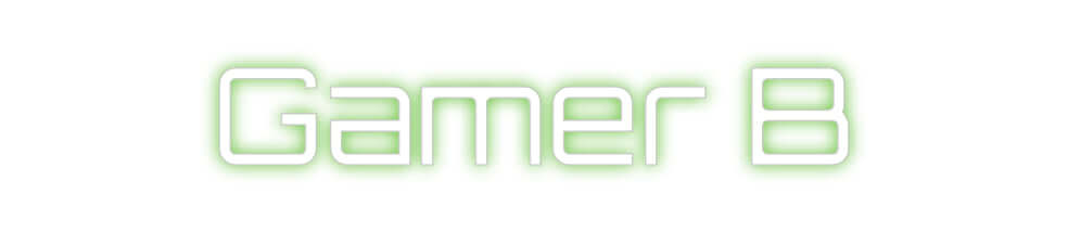 Custom Neon Sign Online Editor Gamer B