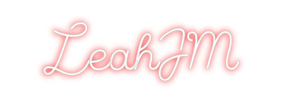 Custom Neon Sign Online Editor LeahJM