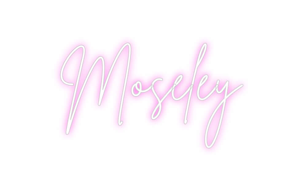 Custom Neon Sign Online Editor Moseley