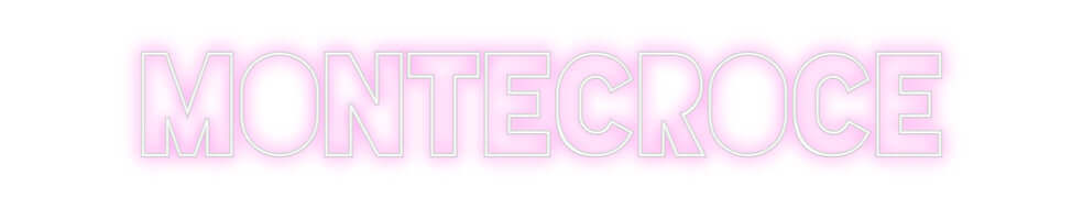 Custom Neon Sign Online Editor Montecroce