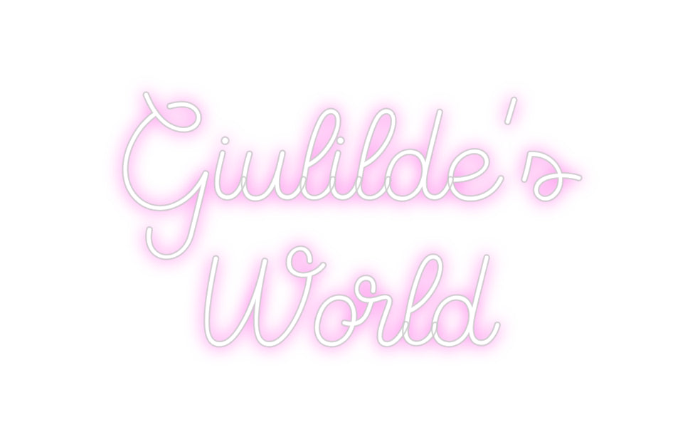 Custom Neon Sign Online Editor Giulilde’s
W...