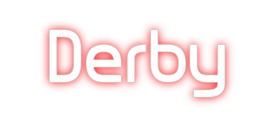 Custom Neon Sign Online Editor Derby