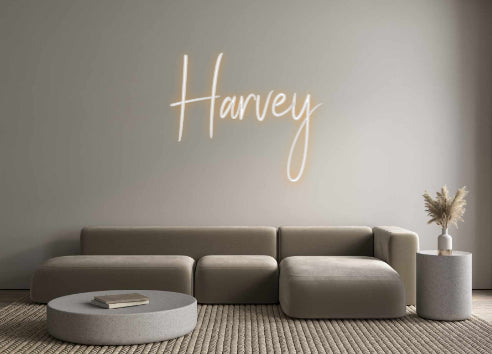 Custom Neon Sign Online Editor Harvey
