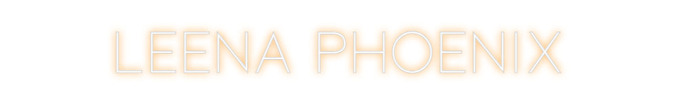 Custom Neon Sign Online Editor Leena Phoenix