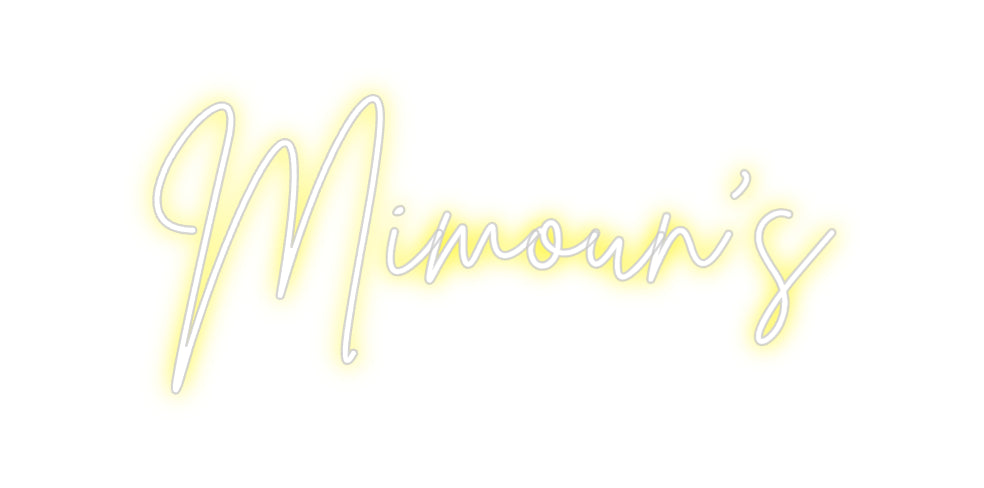 Custom Neon Sign Online Editor Mimoun's