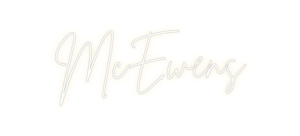 Custom Neon Sign Online Editor McEwens