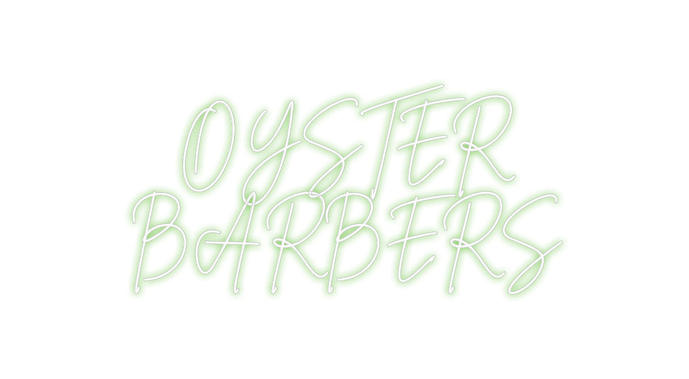 Custom Neon Sign Online Editor OYSTER
BARB...