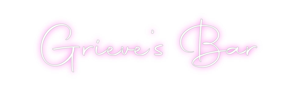 Custom Neon Sign Online Editor Grieve’s Bar