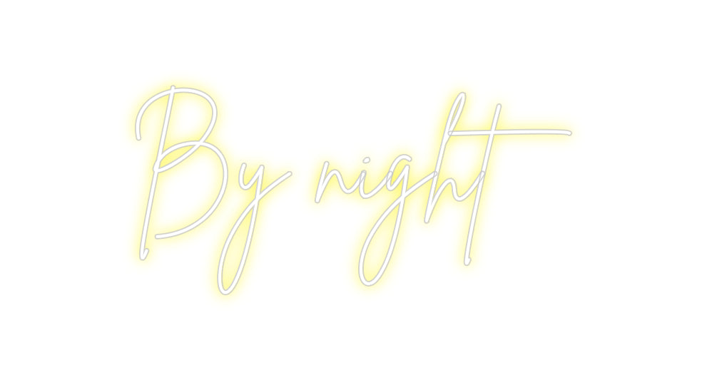 Custom Neon Sign Online Editor By night