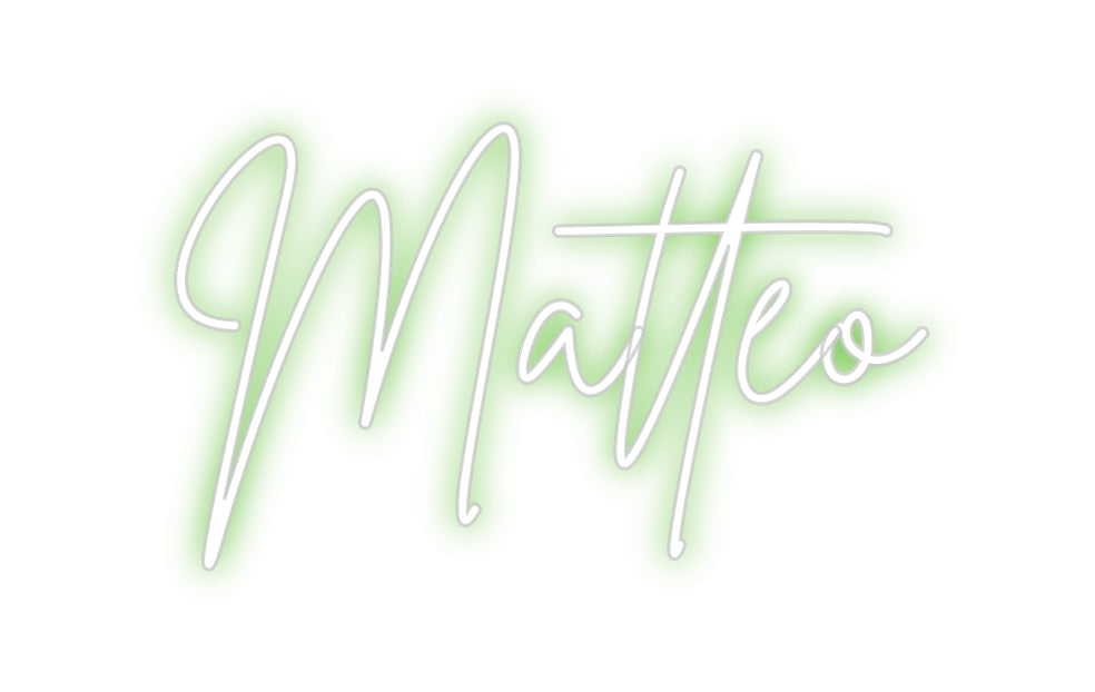 Custom Neon Sign Online Editor Matteo