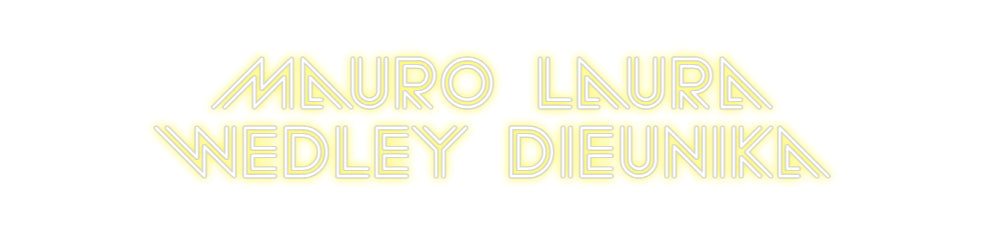 Custom Neon Sign Online Editor Mauro Laura
...