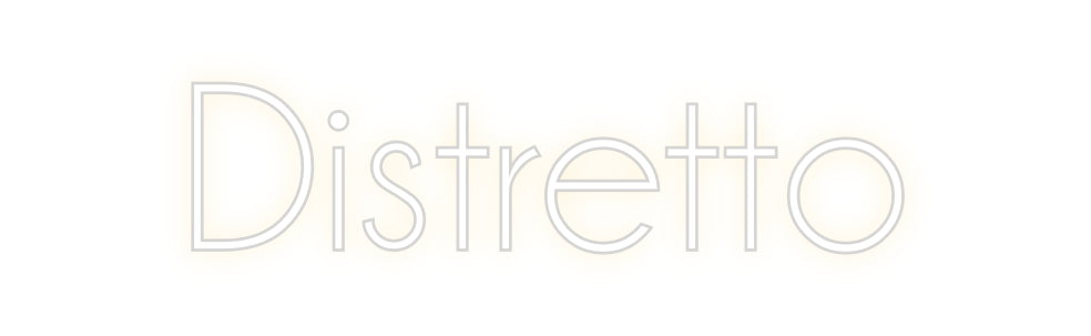 Custom Neon Sign Online Editor Distretto