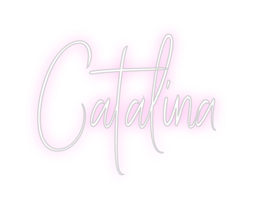 Custom Neon Sign Online Editor Catalina
