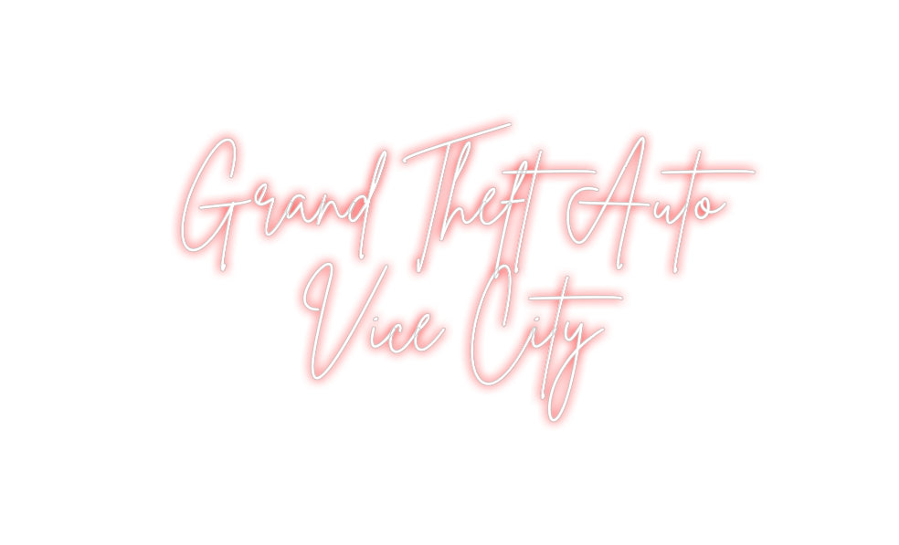 Custom Neon Sign Online Editor Grand Theft A...