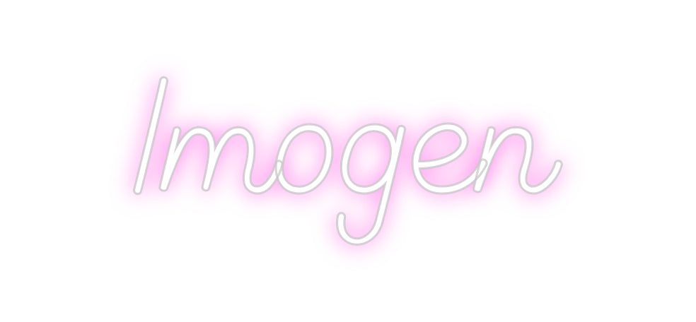 Custom Neon Sign Online Editor Imogen