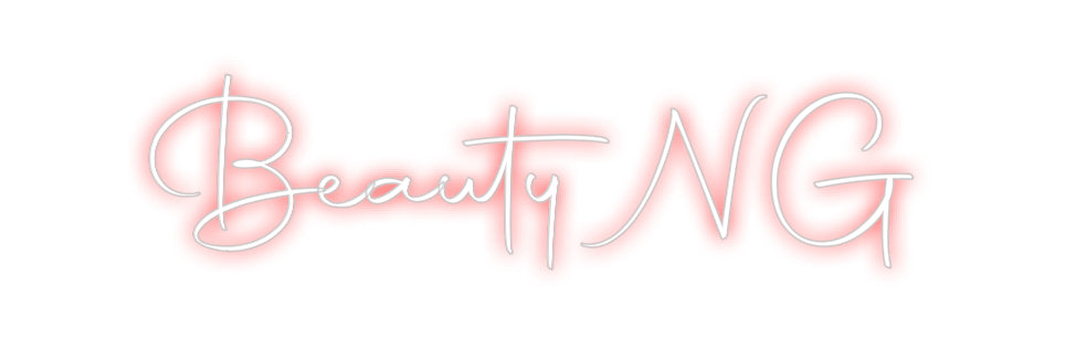 Custom Neon Sign Online Editor Beauty NG