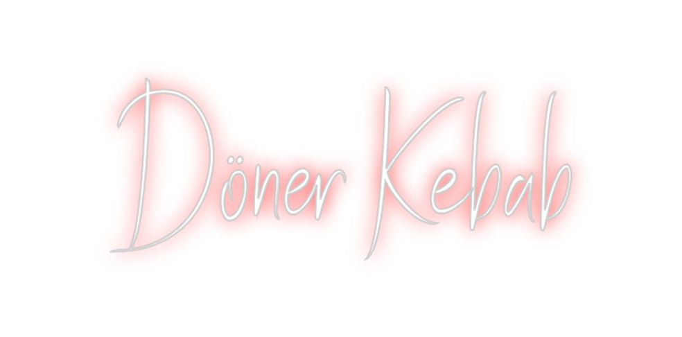 Custom Neon Sign Online Editor Döner Kebab