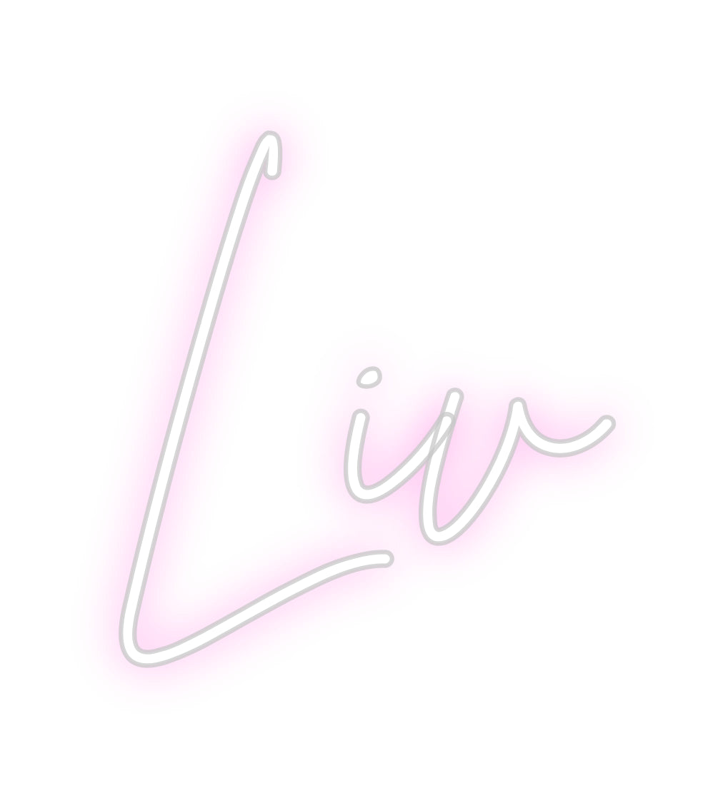 Custom Neon Sign Online Editor Liv