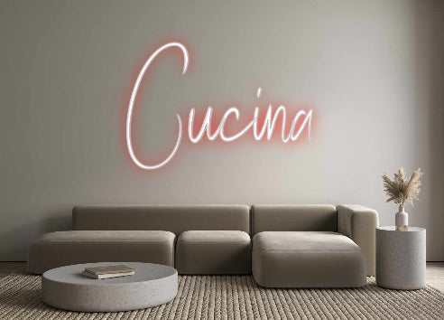 Custom Neon Sign Online Editor Cucina