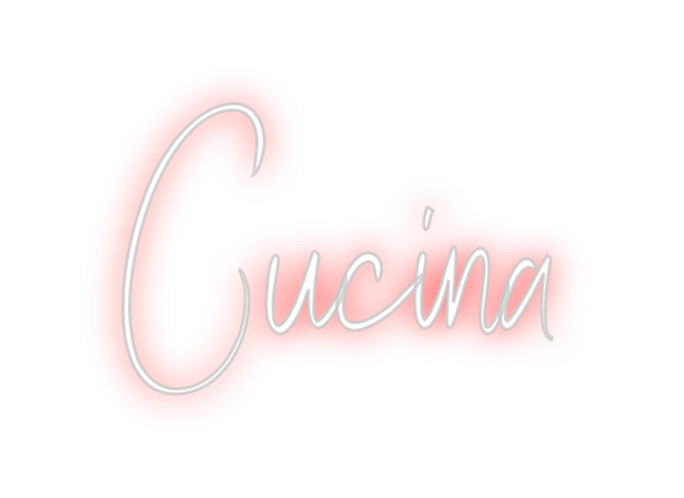 Custom Neon Sign Online Editor Cucina