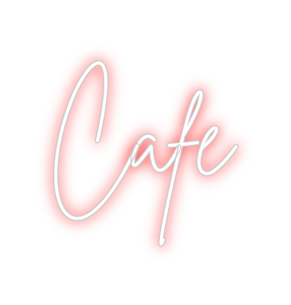 Custom Neon Sign Online Editor Cafe