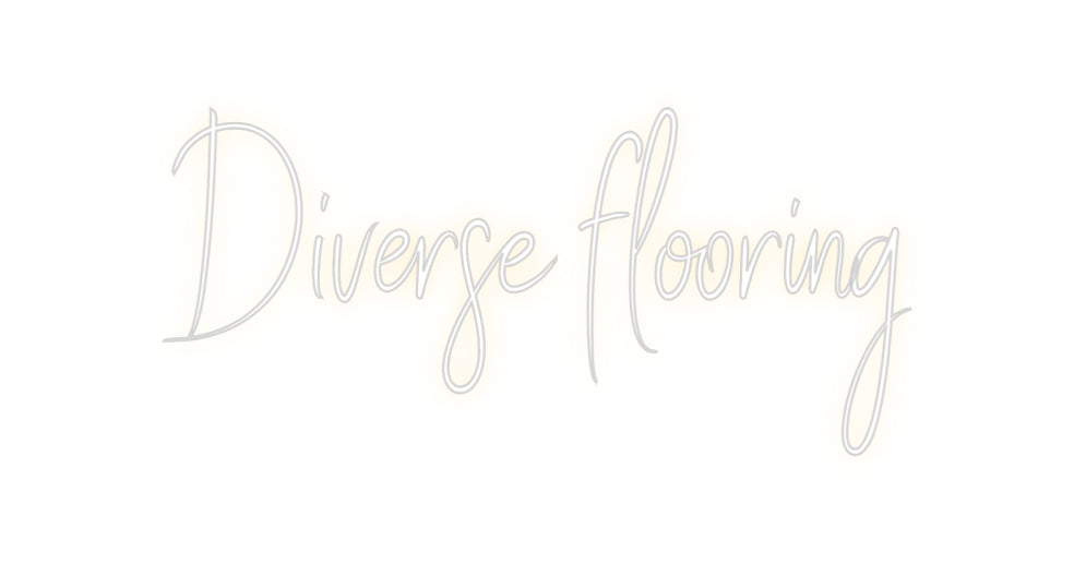 Custom Neon Sign Online Editor Diverse floor...