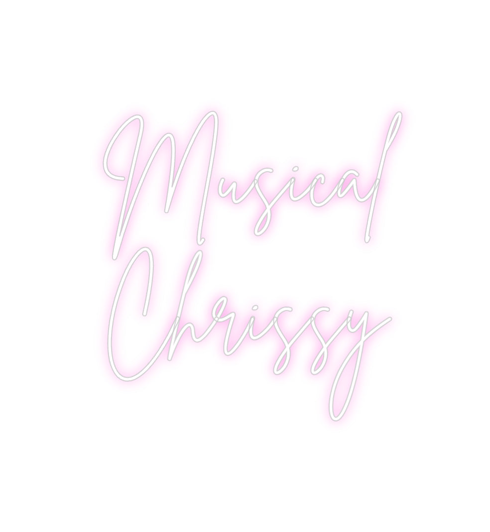 Custom Neon Sign Online Editor Musical
Chri...