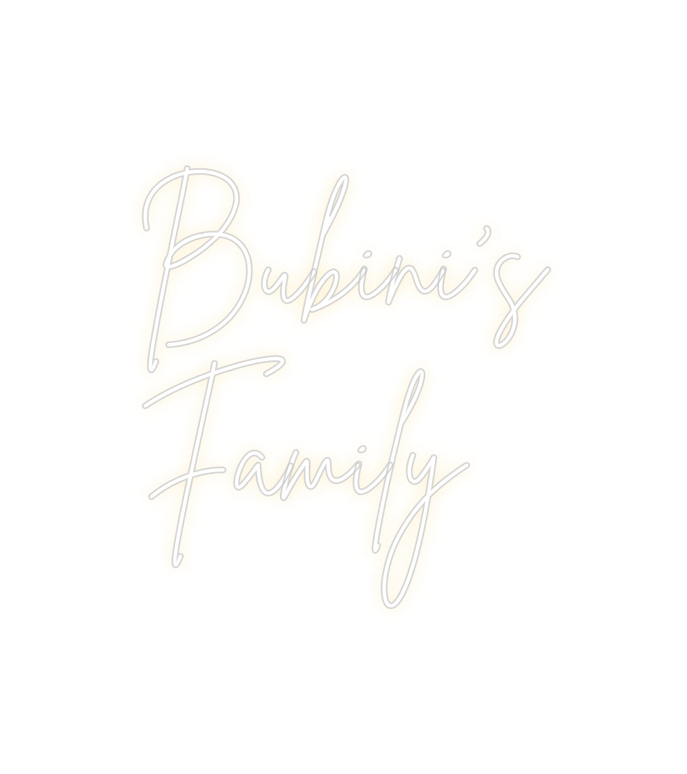 Custom Neon Sign Online Editor Bubini’s
Fa...