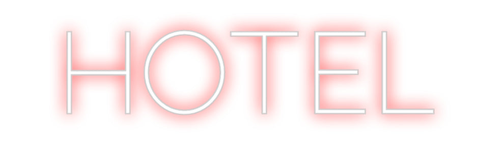 Custom Neon Sign Online Editor HOTEL