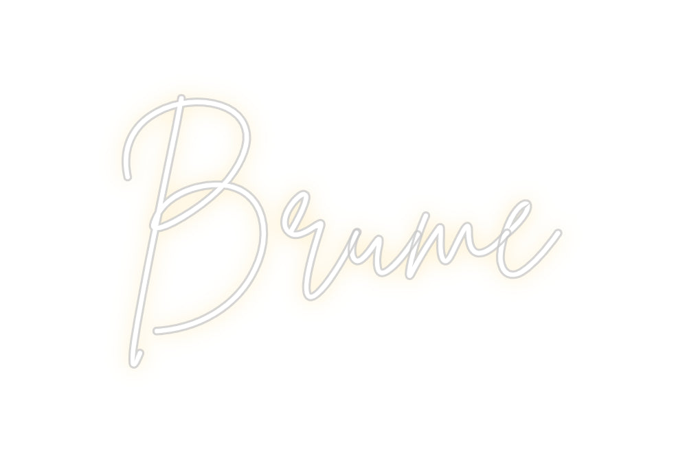 Custom Neon Sign Online Editor Brume