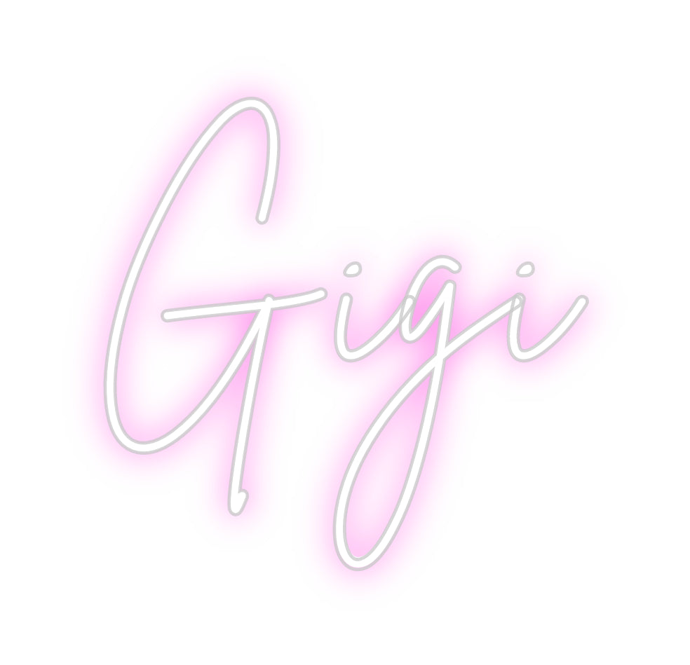 Custom Neon Sign Online Editor Gigi