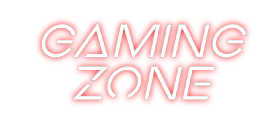 Custom Neon Sign Online Editor gaming
zone