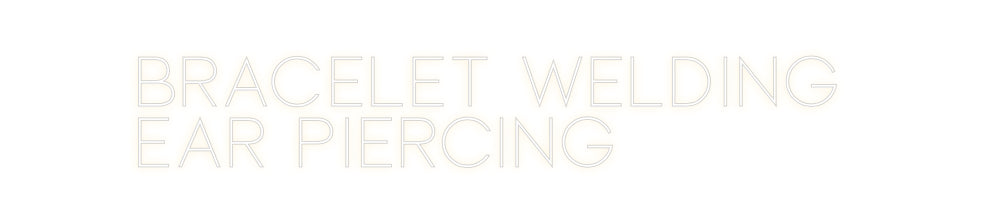Custom Neon Sign Online Editor Bracelet Weld...