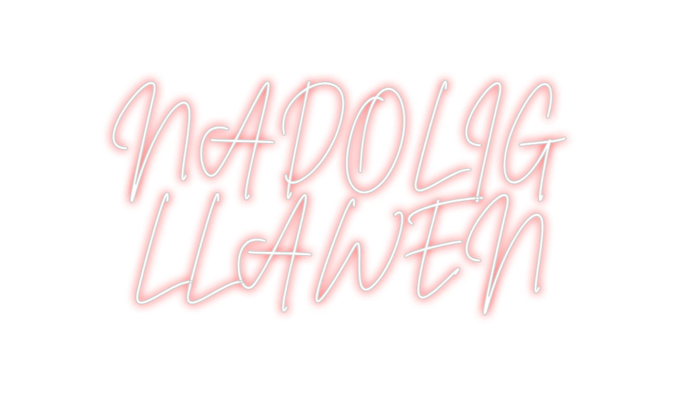 Custom Neon Sign Online Editor NADOLIG
LLAWEN