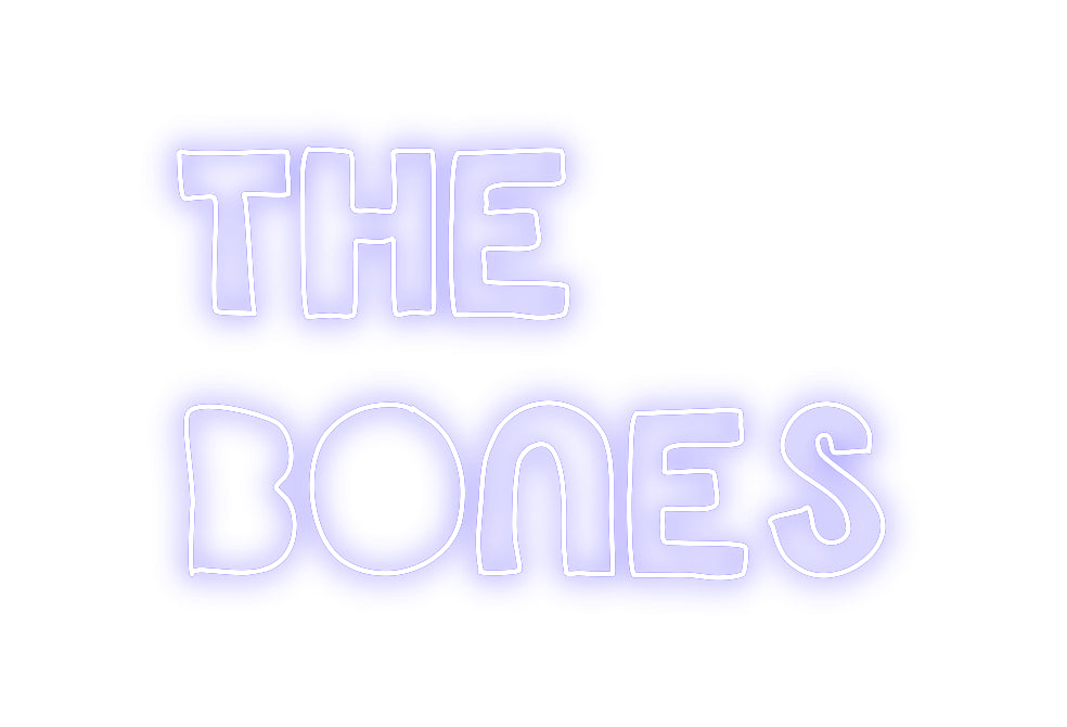 Custom Neon Sign Online Editor THE
BONES