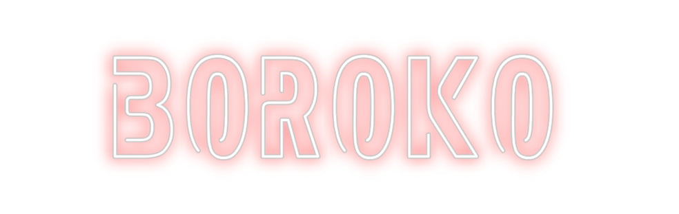 Custom Neon Sign Online Editor BOROKO