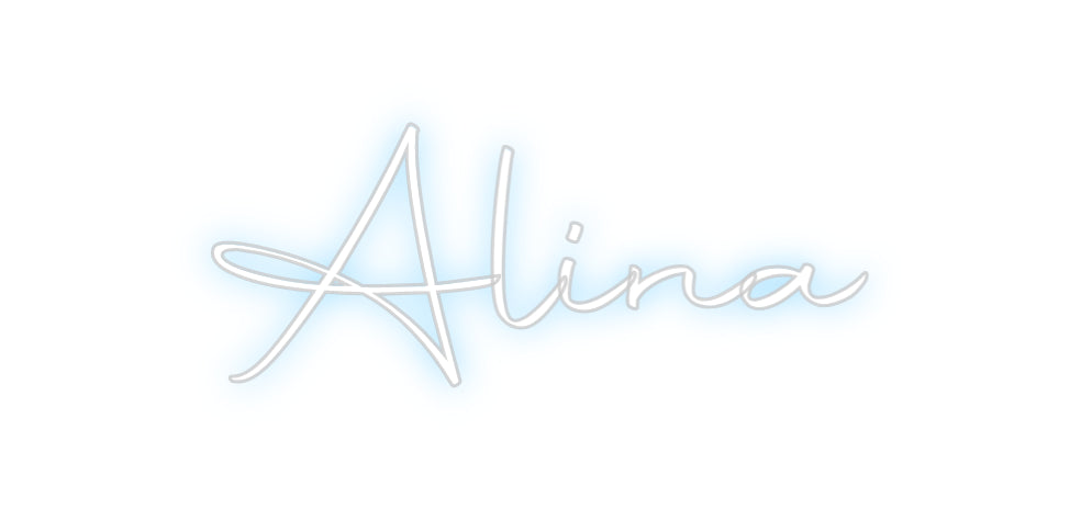 Custom Neon Sign Online Editor Alina