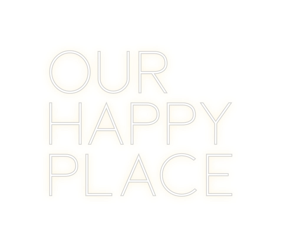 Custom Neon Sign Online Editor OUR
HAPPY
P...