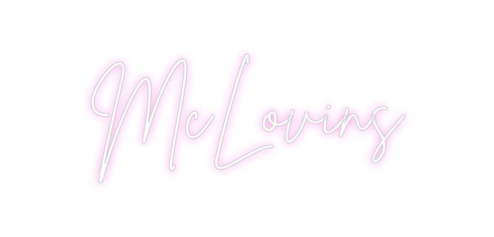 Custom Neon Sign Online Editor McLovins