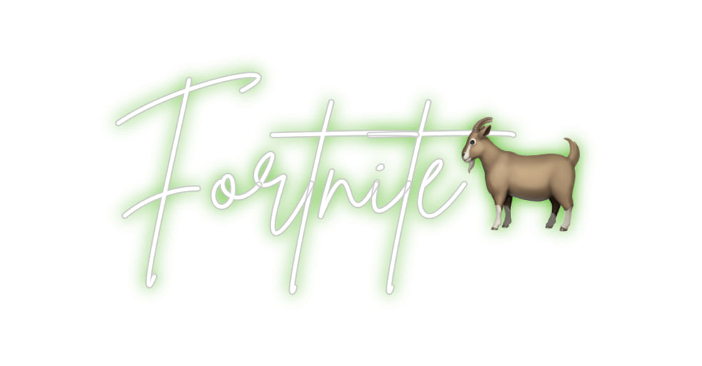 Custom Neon Sign Online Editor Fortnite🐐