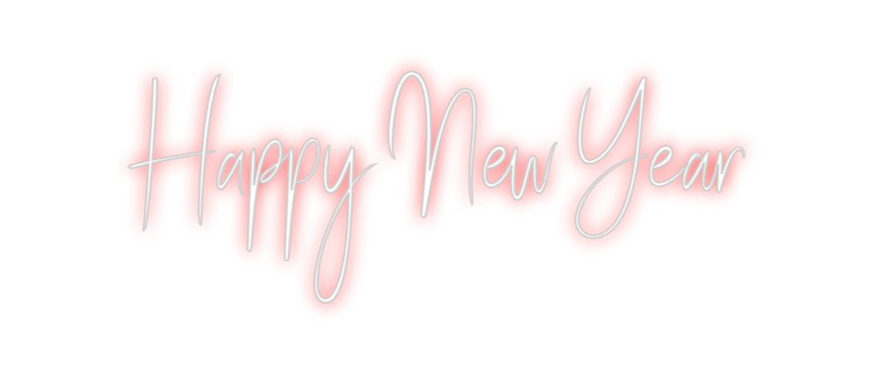 Custom Neon Sign Online Editor Happy New Year