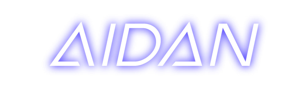 Custom Neon Sign Online Editor Aidan